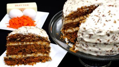 Carrot Cake Made With Butter
