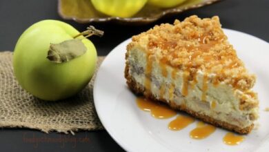 Apple Pie Stuffed Cheesecake Recipe