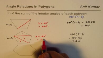 Sum of Interior Angles in a Octagon