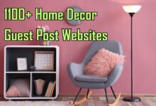 1100+ Home Decor Guest Post Websites List (Updated)